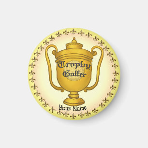 Trophy Golfer Golf Magnet