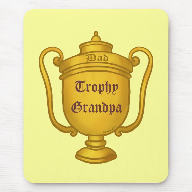 Trophy Grandpa Mousepad (Vorne)