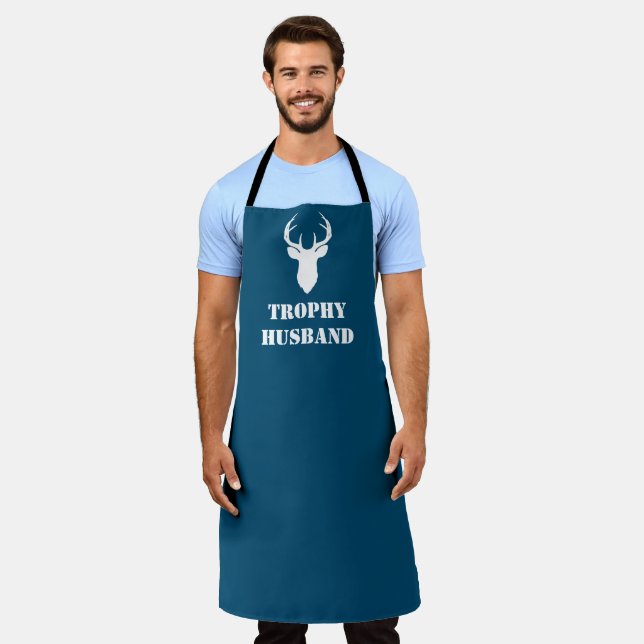 Trophy Husband Funny Men's Gift Jagd Geschenk Schürze (Getragen)