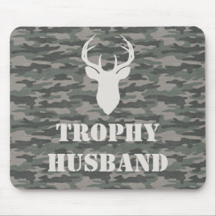 Trophy Husband Funny Men's Gift Mousepad