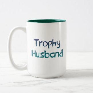 Trophy-Husband-Geschenk-Tasse Zweifarbige Tasse