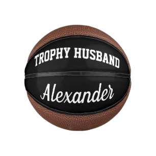 Trophy Husband Mini Basketball für verheiratetes B