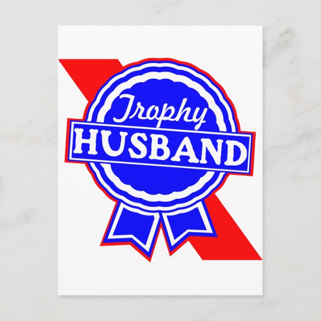 Trophy Husband Postkarte (Vorderseite)
