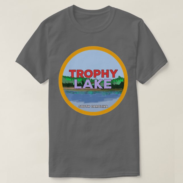 Trophy Lake South olina T-Shirt (Design vorne)
