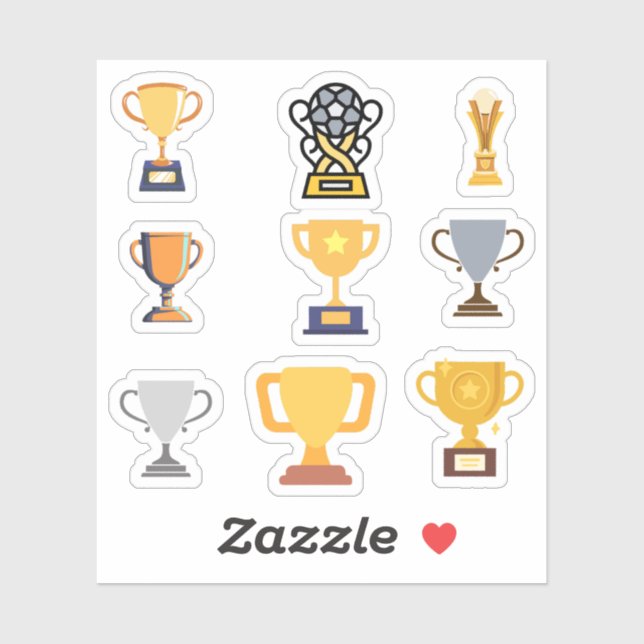 Trophy Stickers Aufkleber (Blatt)