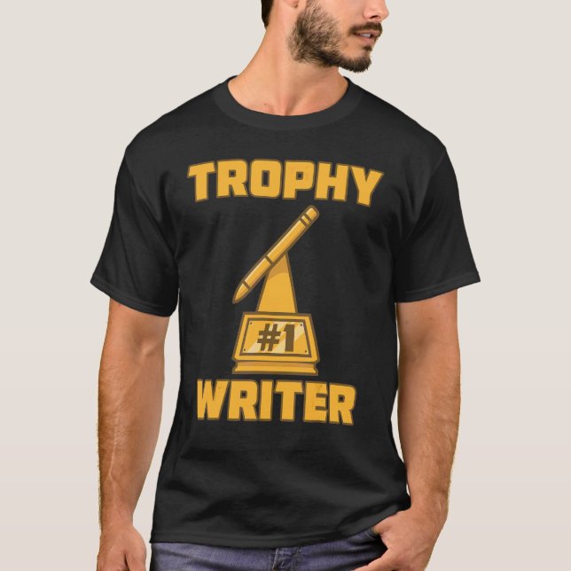 Trophy Writer Award Winning Participation Prize C T-Shirt (Vorderseite)