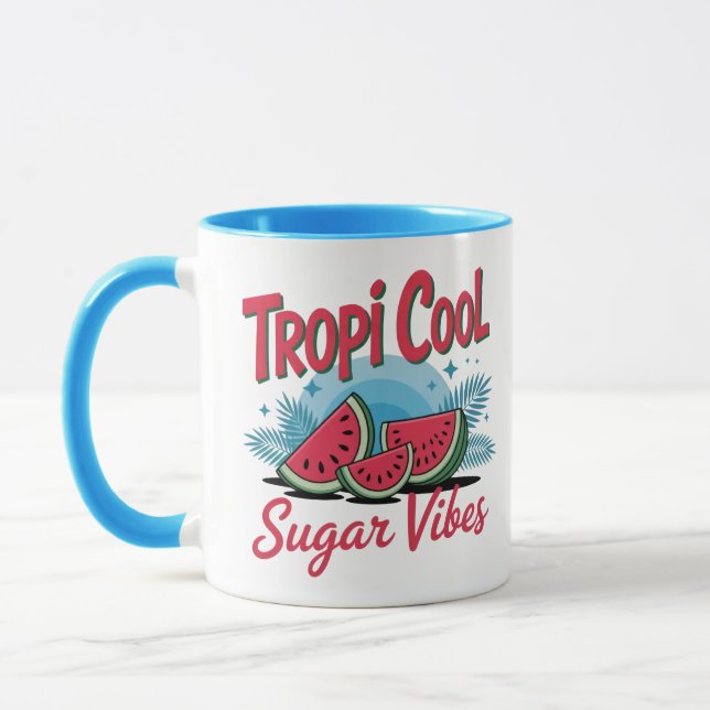 Tropi Coole Zucker Vibes  Tasse (Links)