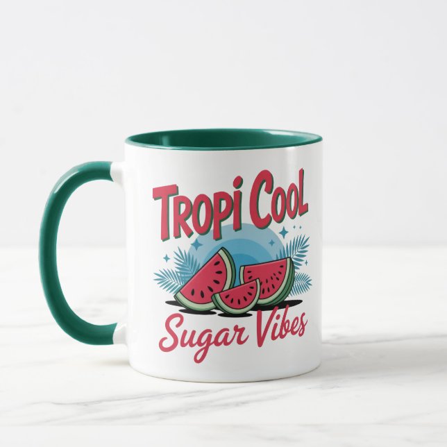 Tropi Coole Zucker Vibes  Tasse (Links)