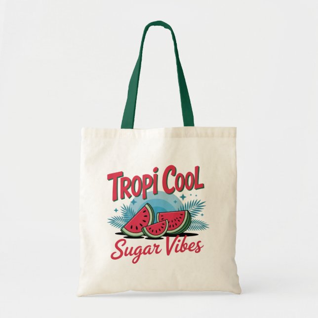 Tropi Coole Zucker Vibes  Tragetasche (Vorne)