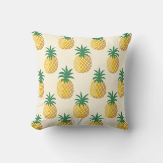 Tropic Gold Ananas Yellow Hues Kissen