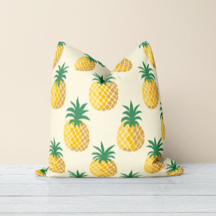 Tropic Gold Ananas Yellow Hues Kissen