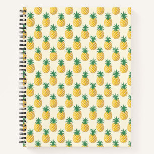 Tropic Gold Ananas Yellow Hues Notizbuch