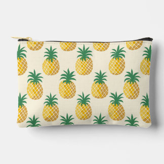 Tropic Gold Ananas Yellow Hues Zubehörtasche