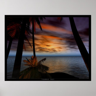 Tropic Sky Poster