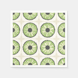 Tropic Slice Leafy Green Serviette