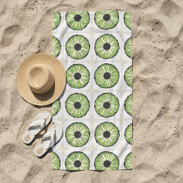 Tropic Slice Leafy Green Strandtuch