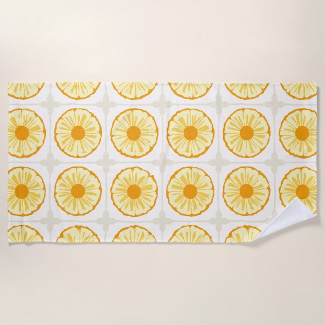 Tropic Slice Sunny Vibe Strandtuch (Vorderseite)