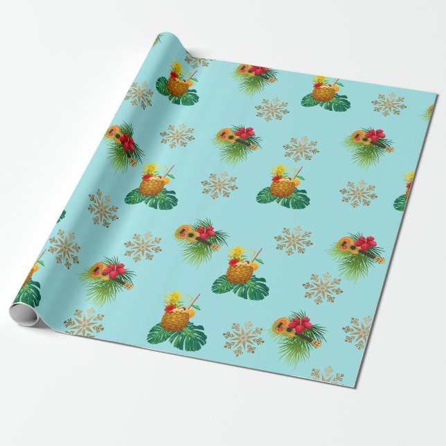 Tropica Weihnachtspapier Geschenkpapier (Ungerollt)
