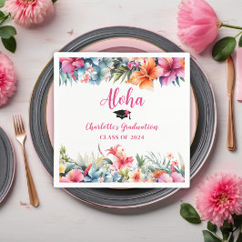 Tropical Aloha Luau Abschluss 2024 Serviette