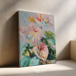 Tropical Anthurium Canvas Art Print Leinwanddruck