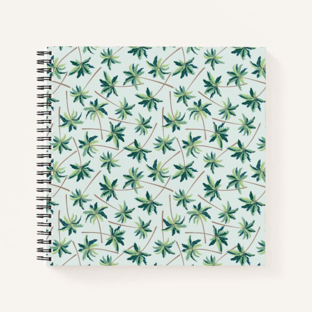 Tropical Australian Foxtail Palm Notizbuch (Vorderseite)