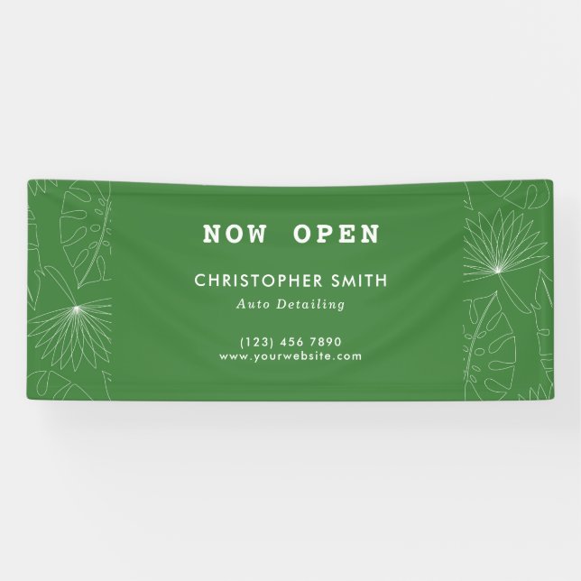 Tropical Auto Detection Service Banner (Horizontal)