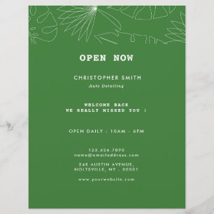 Tropical Auto Detection Service Flyer