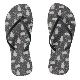 Tropical Baby Slots Pattern Flip Flops