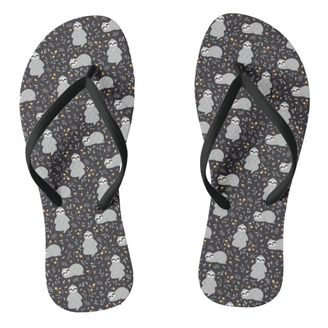 Tropical Baby Slots Pattern Flip Flops (Fußbett)