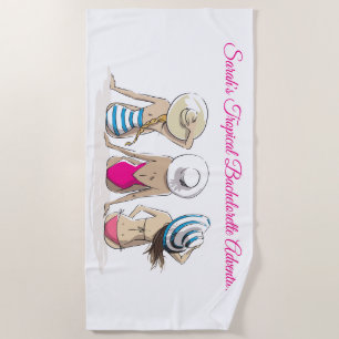 Tropical Bachelorette Strandtuch