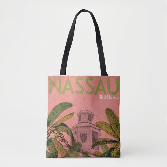 Tropical Bahamas Tote Tasche (Vorderseite)