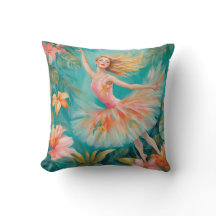 Tropical Ballerina II Pillow