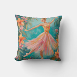 Tropical Ballerina Pillow Kissen