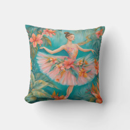 Tropical Ballerina Pillow Kissen