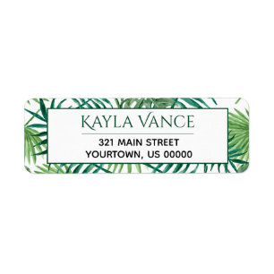 Tropical Banana Palm Leaf Botanical Leaves