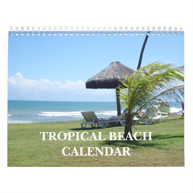 Tropical Beach 2025 Kalender (Titelbild)