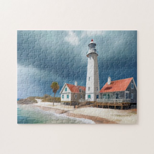 Tropical Beach Art Easy Brain Art Puzzle Foto Puz (Horizontal)