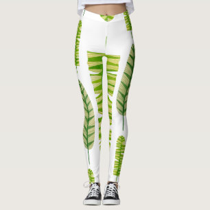 Tropical Beach Art Leggings