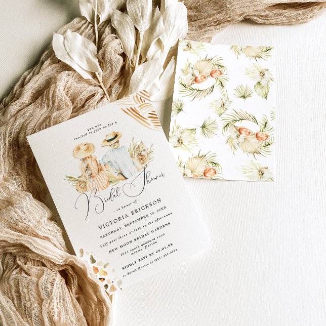 Tropical Beach Bridal Dusche Einladung (Von Creator hochgeladen)