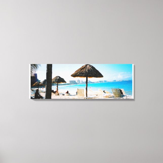 Tropical Beach Canvas Print Leinwanddruck (Vorderseite)