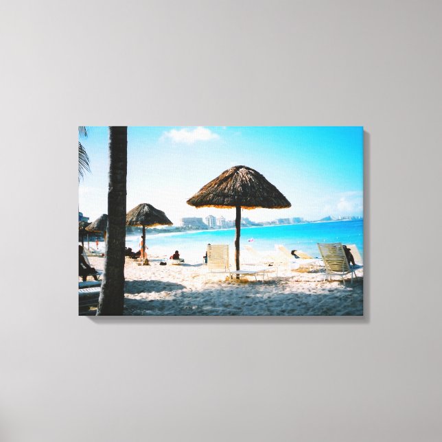 Tropical Beach Canvas Print Leinwanddruck (Vorderseite)