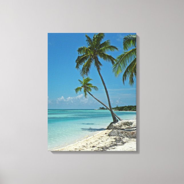 Tropical Beach Canvas Print Leinwanddruck (Vorderseite)