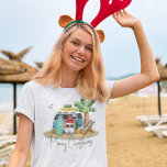 Tropical Beach Christmas Vibes Gnome T-Shirt<br><div class="desc">Dieses Design kann durch Auswahl der Option Design bearbeiten personalisiert werden. Sie können auch auf andere Gegenstände übertragen. Kontaktieren Sie mich unter colorflowcreations@gmail.com oder nutzen Sie die Chat-Option oben auf der Seite, wenn Sie dieses Design auf einem anderen Produkt haben möchten oder Hilfe benötigen. Sehen Sie mehr von meinen Designs...</div>