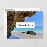 Tropical Beach Coast mit Big Rock Vielen Dank