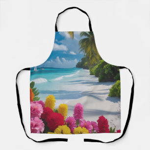 Tropical Beach Cooking Schürze