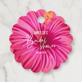 Tropical Beach Floral Brautparty Begrüßungszeichen Geschenkanhänger