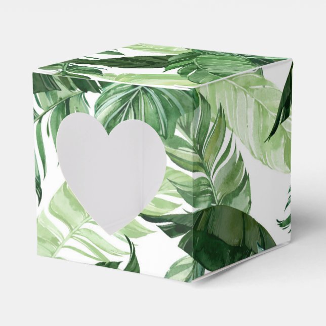 Tropical Beach Foliage Geschenkschachtel (Vorderseite)
