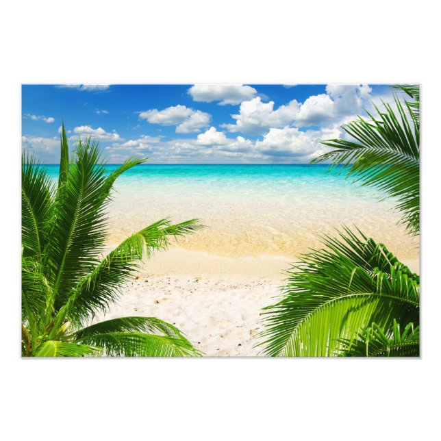 Tropical Beach Foto Print (Vorne)