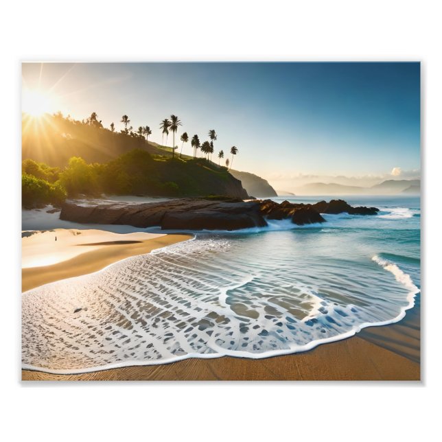 Tropical Beach Foto Print (Vorne)
