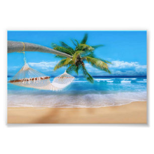 Tropical Beach Foto Print